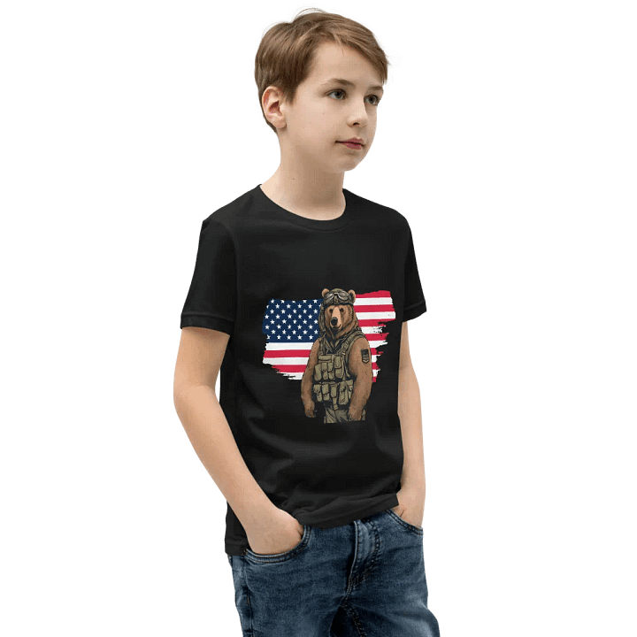 Patriotic Bear Youth T-Shirt product image (2)