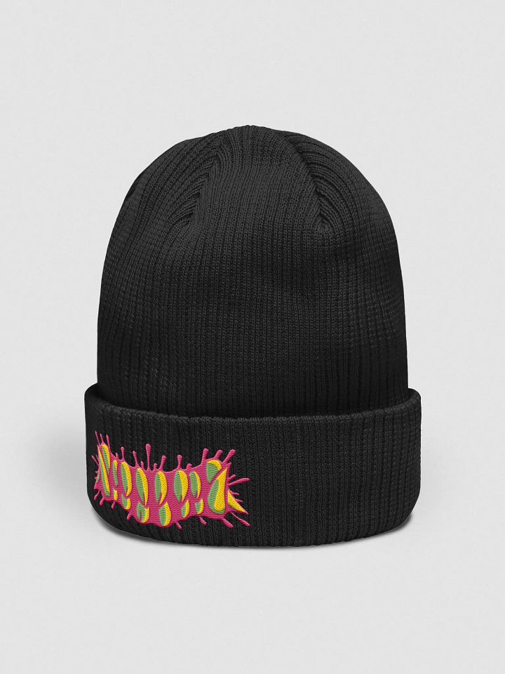 SPLATTER BITE Ribbed Beanie product image (2)