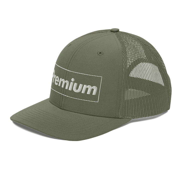 PREMIUM EMBROIDERED GREEN TRUCKER HAT product image (2)