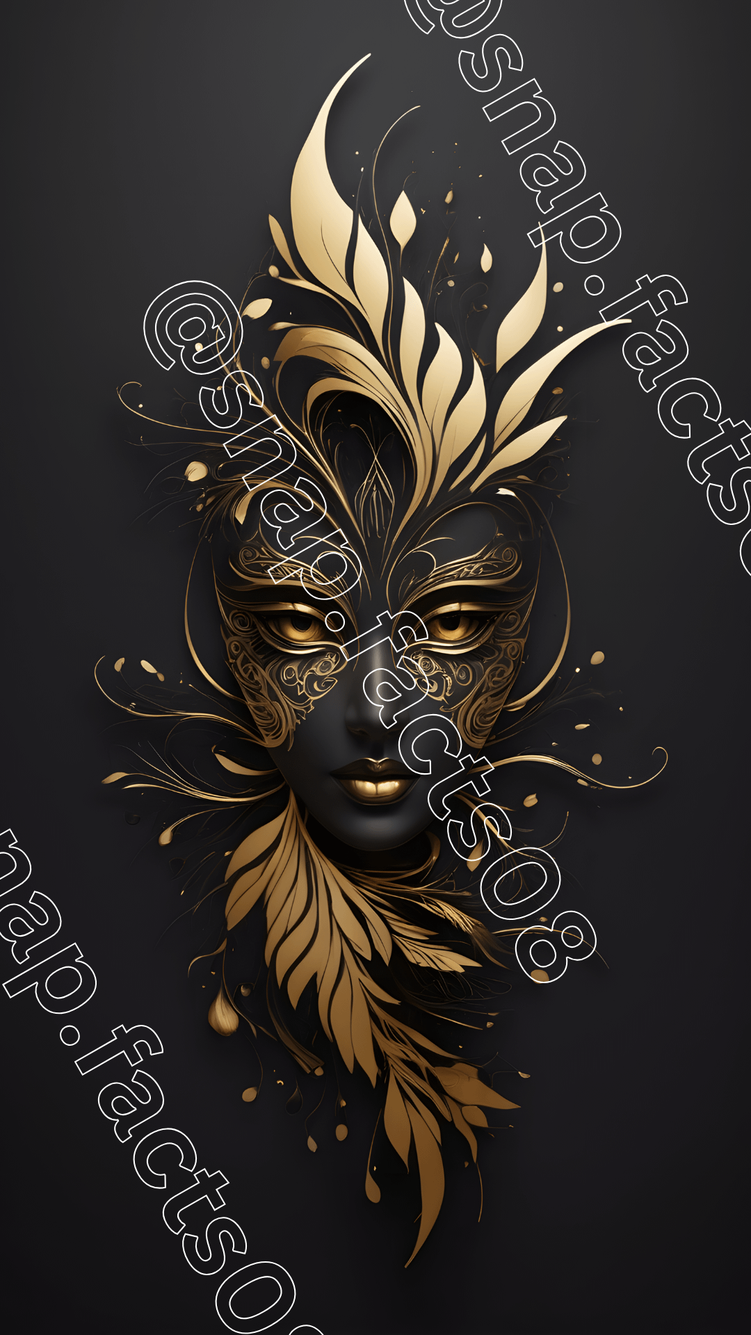 Golden Enigma: The Mask of Elegance product image (1)