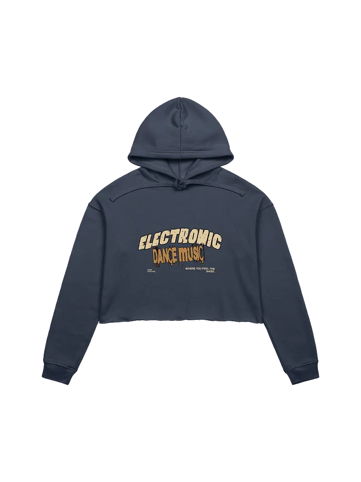 EDM Vibes Crop Hoodie product image (2)