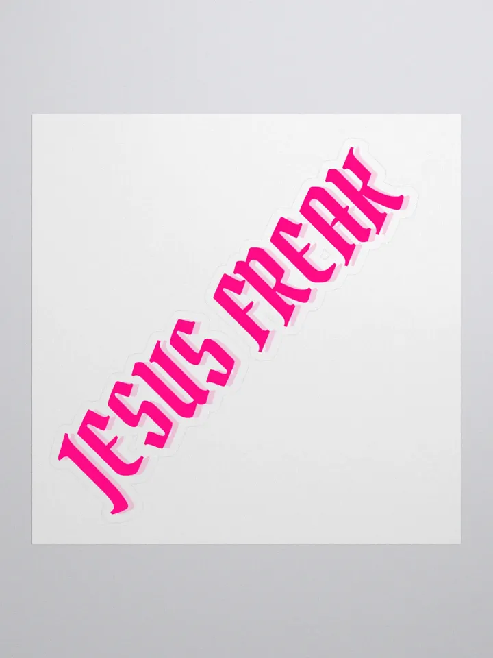 Jesus Freak Sticker product image (1)