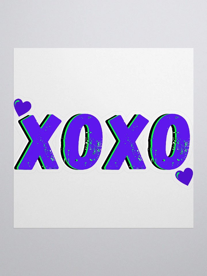 XOXO Sticker - Purple product image (1)