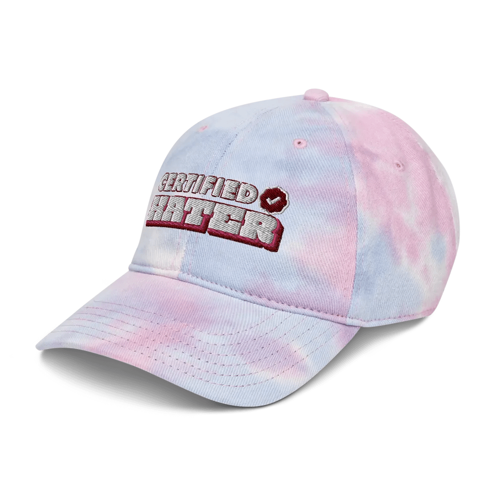 Certified Hater Tie-Dye Dad Hat (Pink) product image (4)
