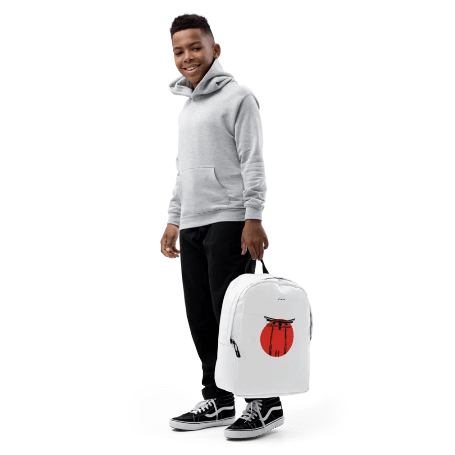 Backpack - Japan Torii Gate Couple Sunset White product image (10)