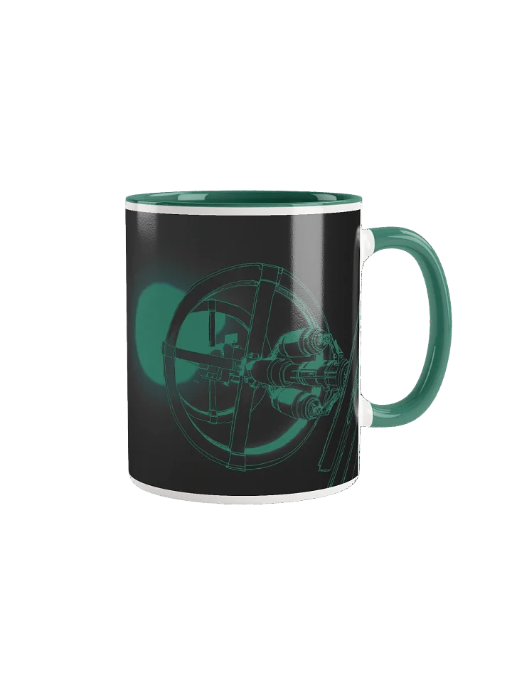 Space Station Mug - Dark Green product image (1)
