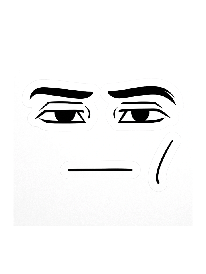 Bold Character Sticker | Sleek Gaming Aesthetic product image (1)