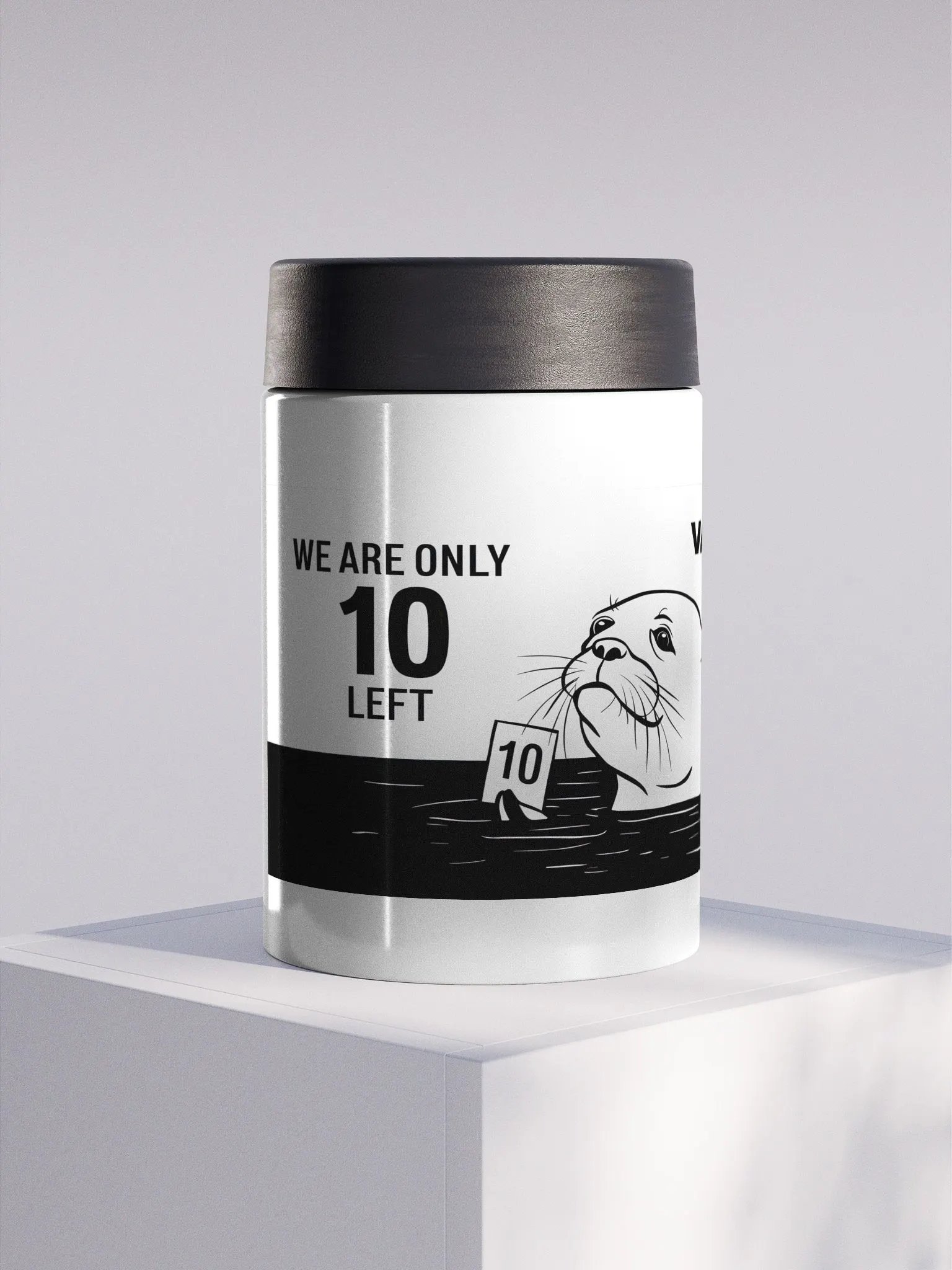 Last of the Vaquitas Stainless Steel Koozie product image (1)