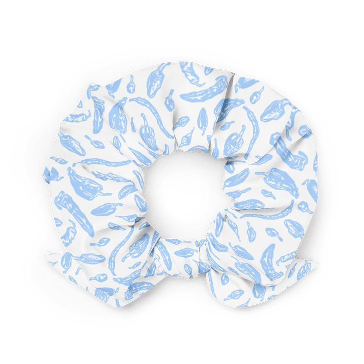 Pep Scrunchie in Blue n' white product image (2)