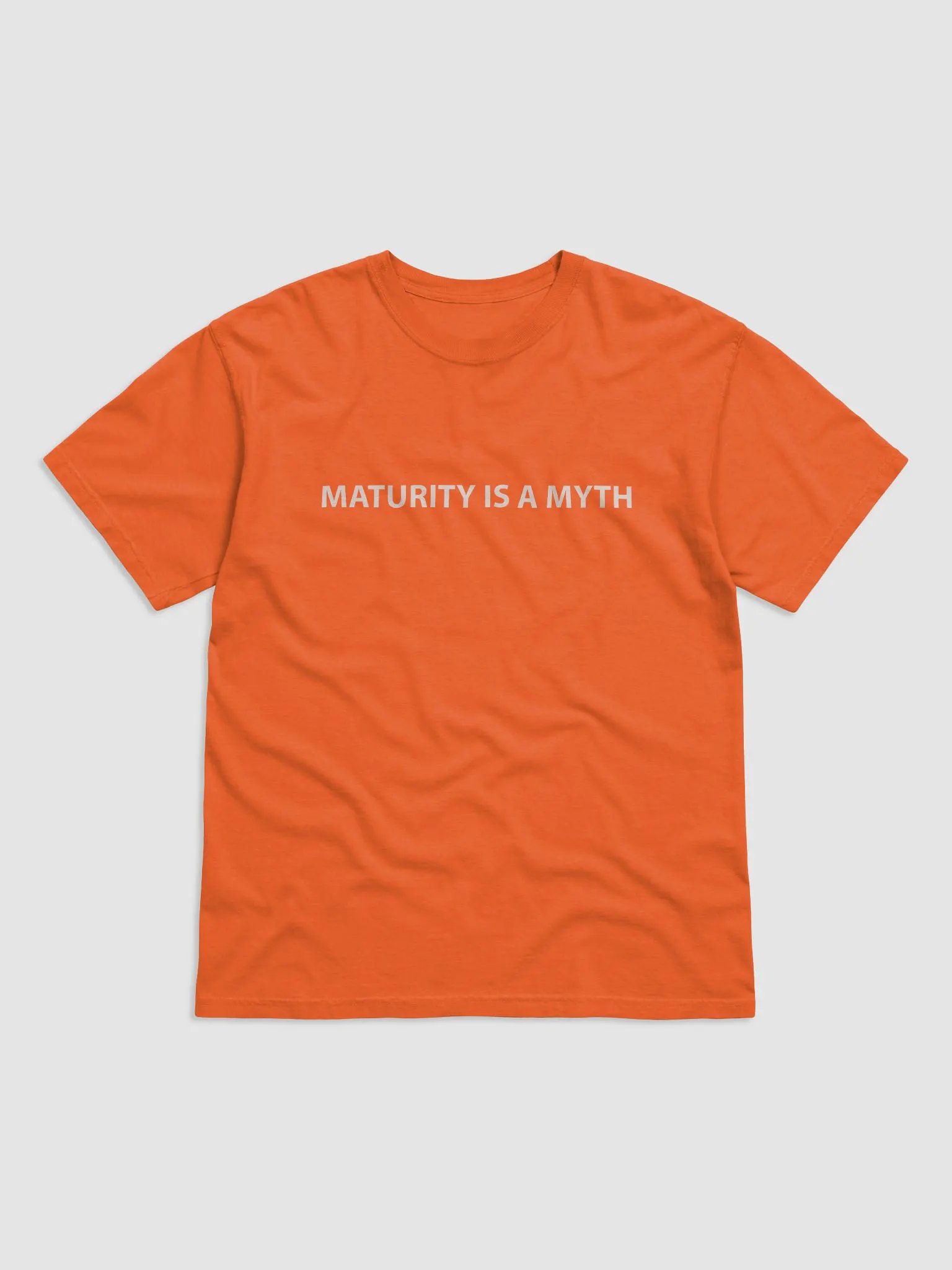 Maturity Is A Myth Burnt Orange Tee product image (1)