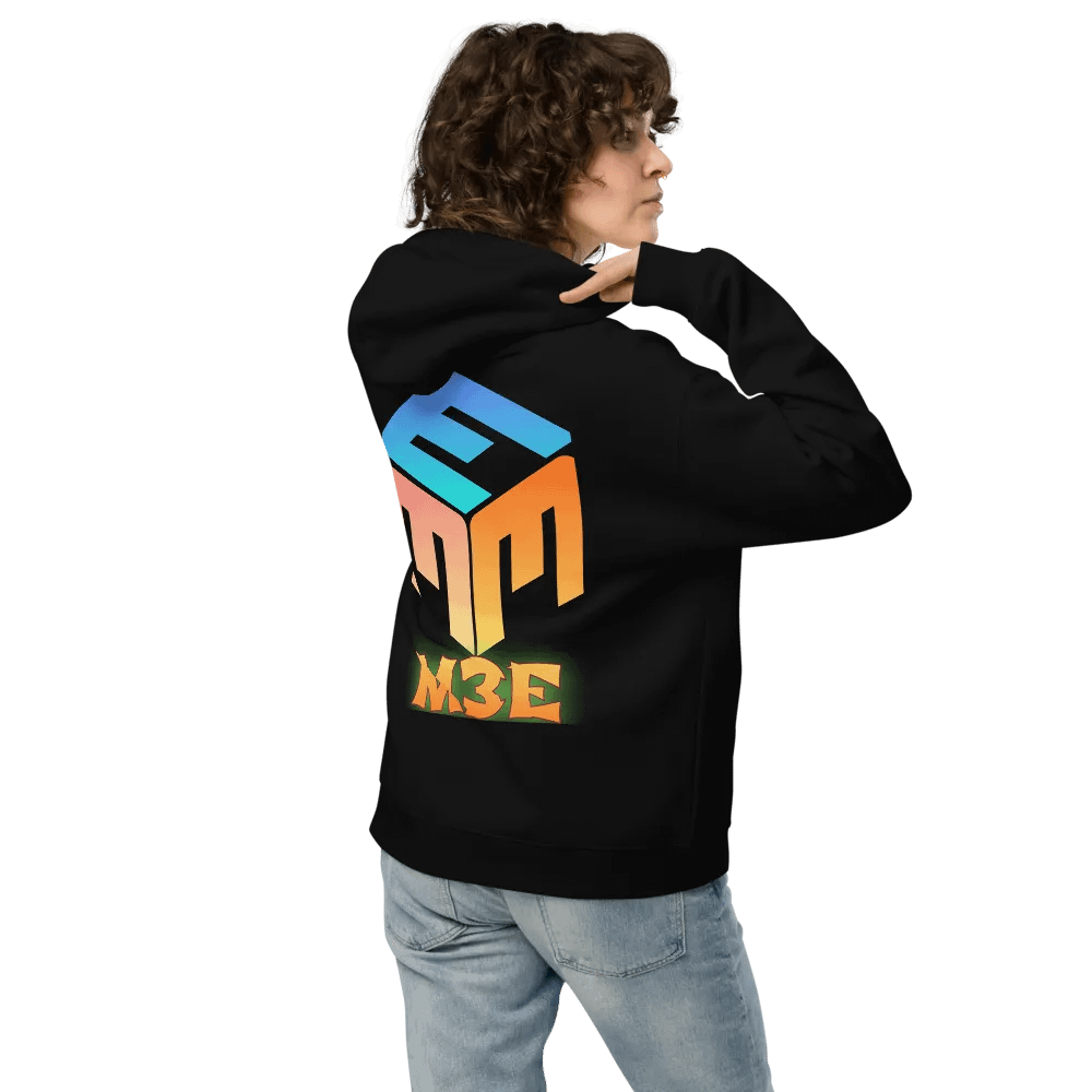 Vibrant Geometric Cubic Unisex Hoodie product image (3)