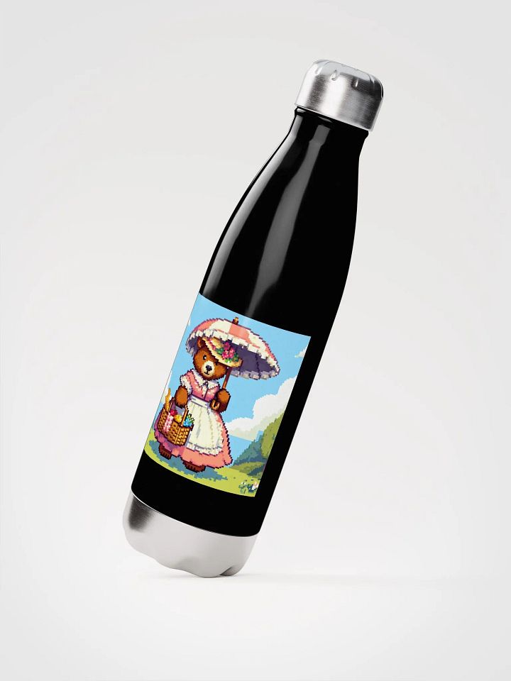 Pixel Art Momma Bear Southern Belle Stainless Steel Water Bottle product image (2)