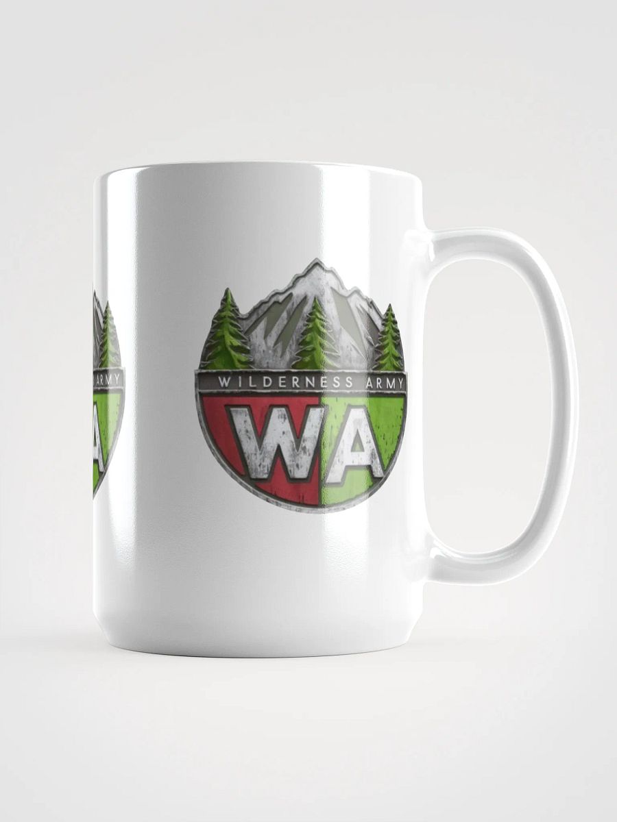 White Wilderness Army Logo Glossy Mug product image (1)