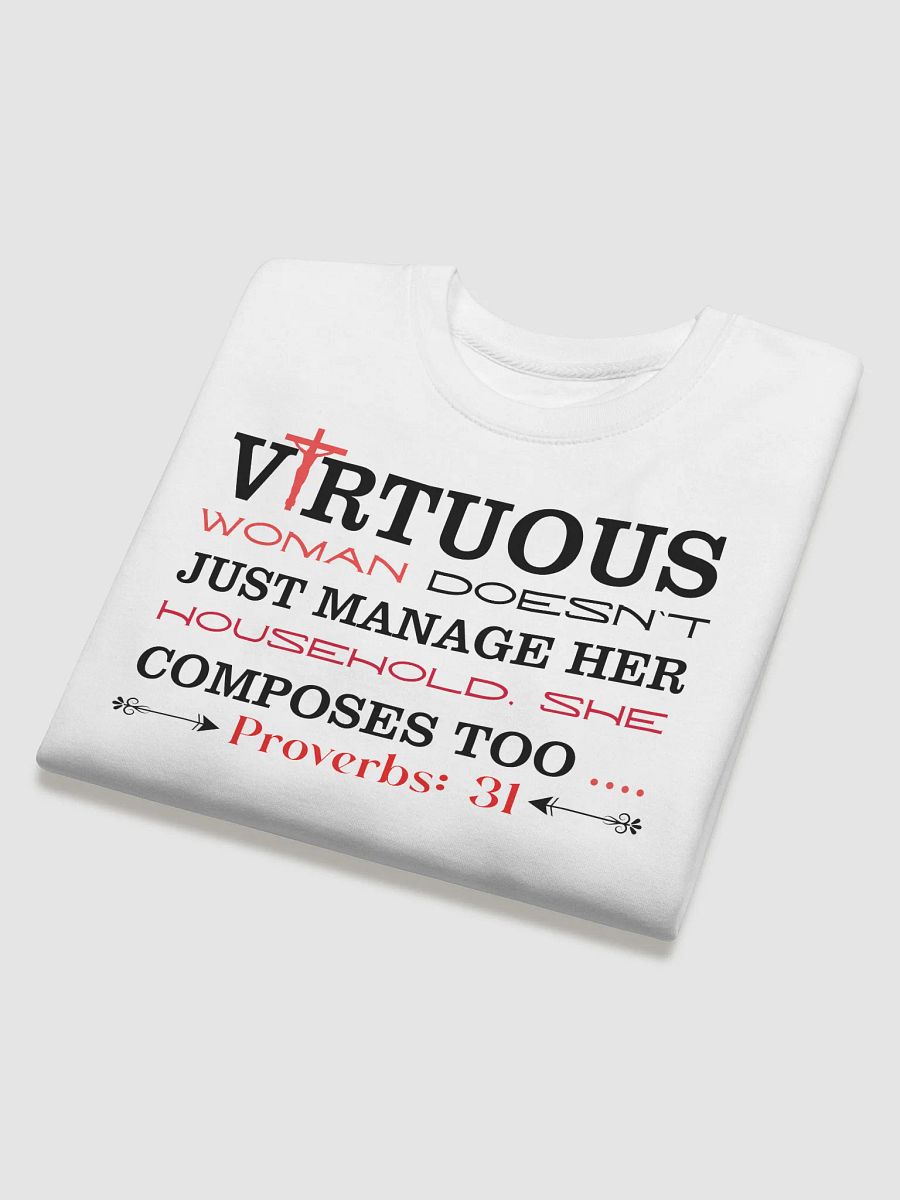 Virtuous Woman Inspirational Comfort Heritage Sweatshirt product image (4)