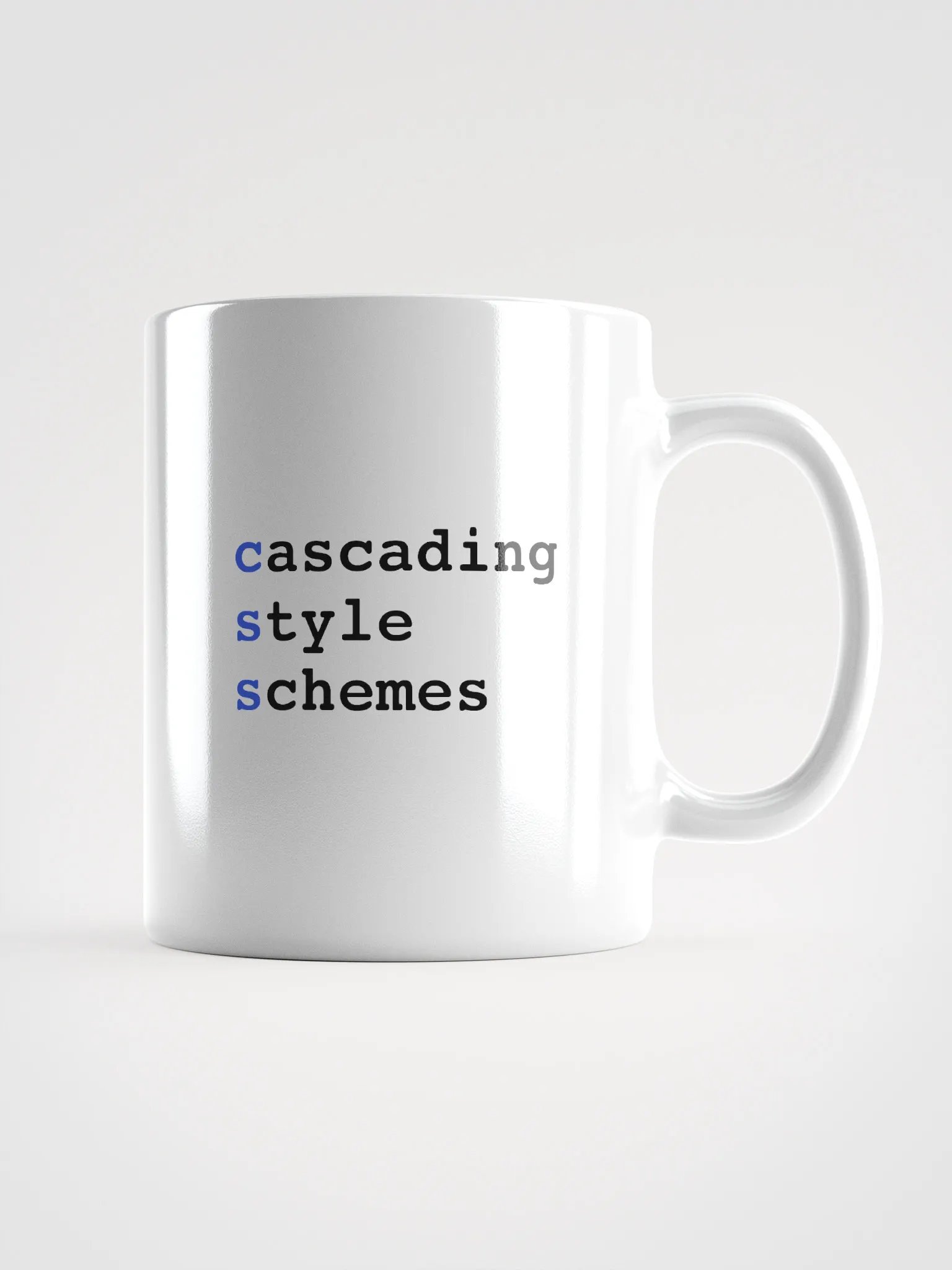 CSS Cascading Style Schemes Mug product image (1)