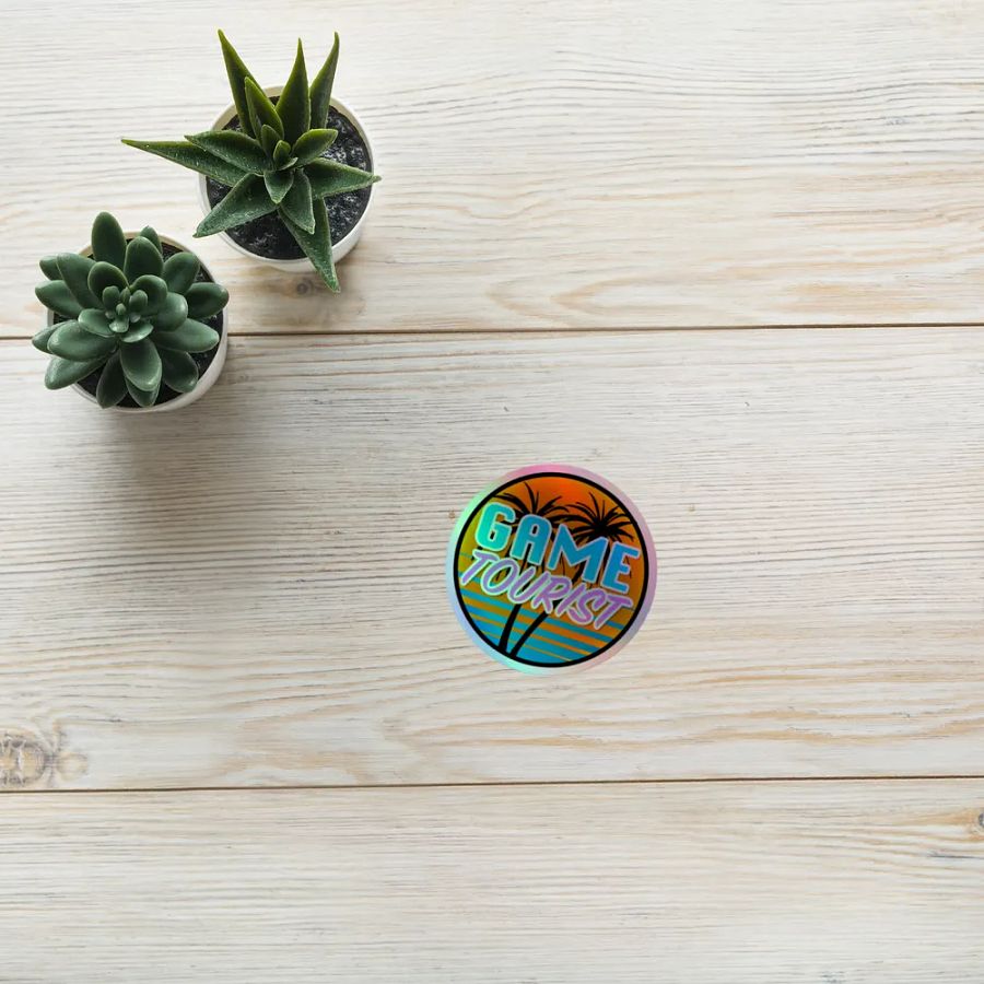 Game Tourist Holographic Sticker product image (8)
