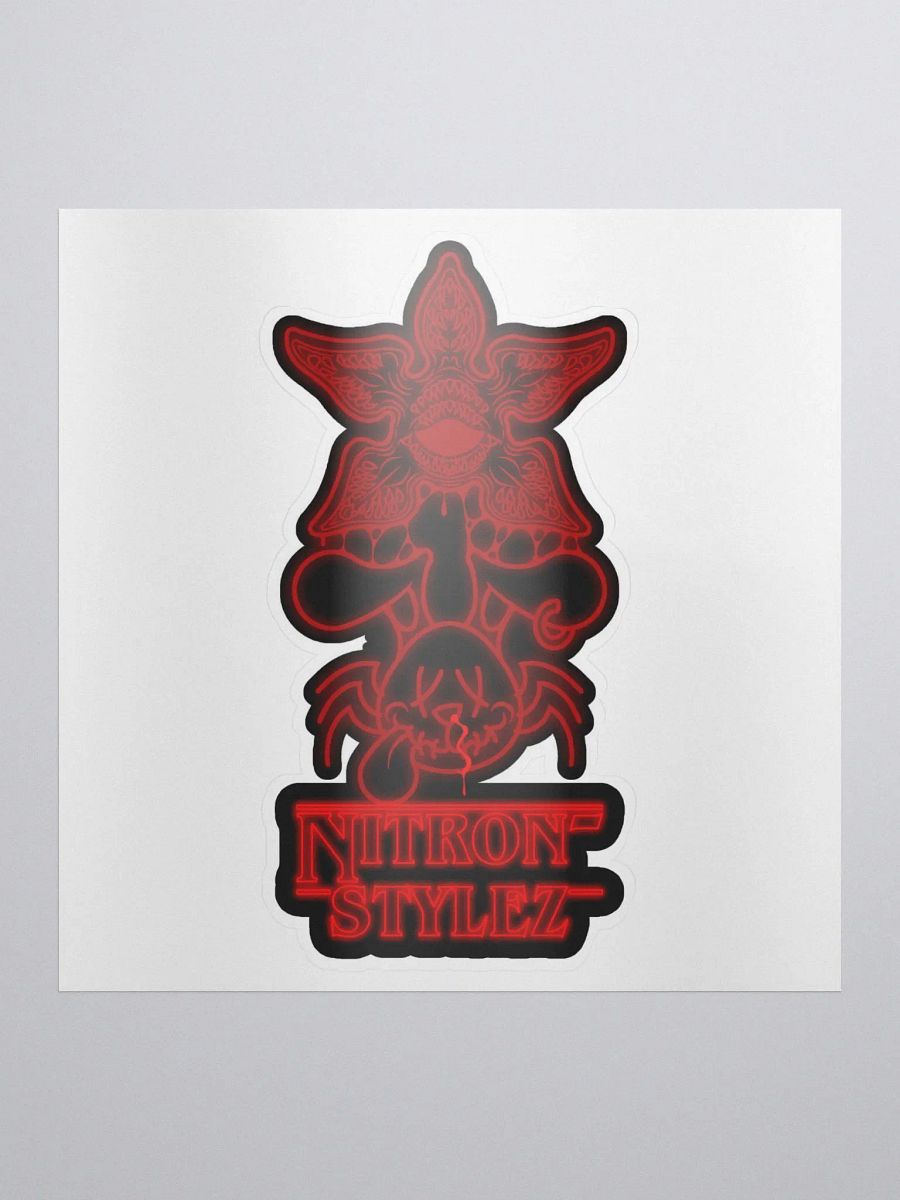 Weirder Stuff Collection - Neon Red Kiss Cut Sticker product image (3)