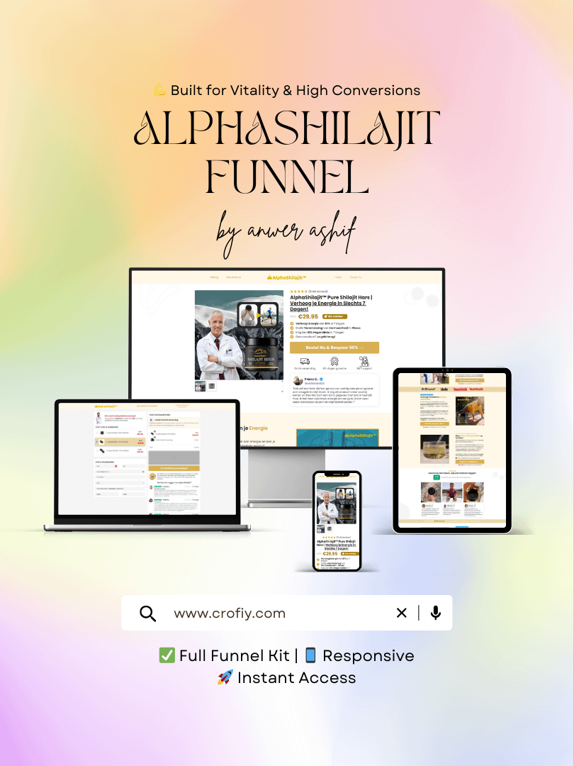 AlphaShilajit Funnelish Templates product image (1)