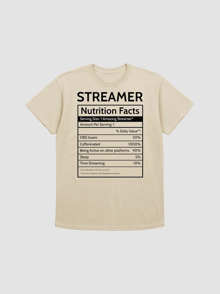Streamer Nutrition (Black Text) product image (9)
