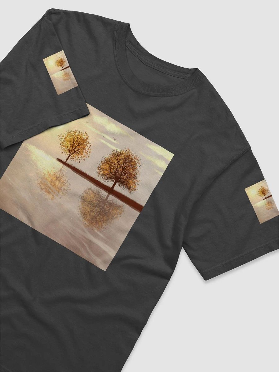 Men’s T-Shirt - Tree Diagram - Screen Printed Nature Themed Men’s/Unisex T-Shirt | Heather Gray product image (3)