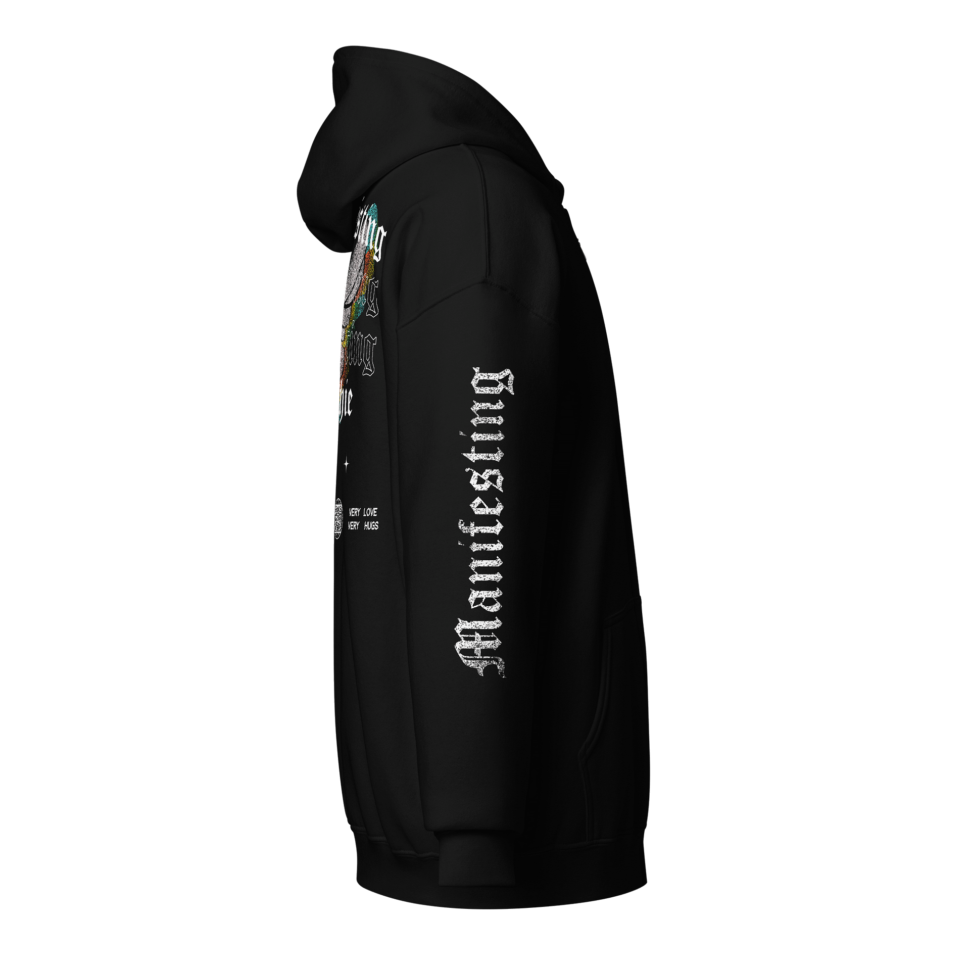 Manifesting a Plushie Zip Up Hoodie - Grunge Butterfly Edition product image (4)