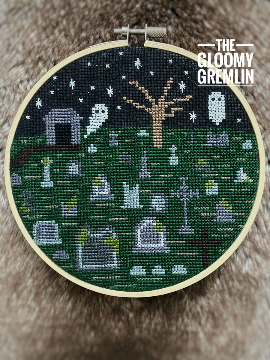 Graveyard - Cross Stitch Pattern product image (1)