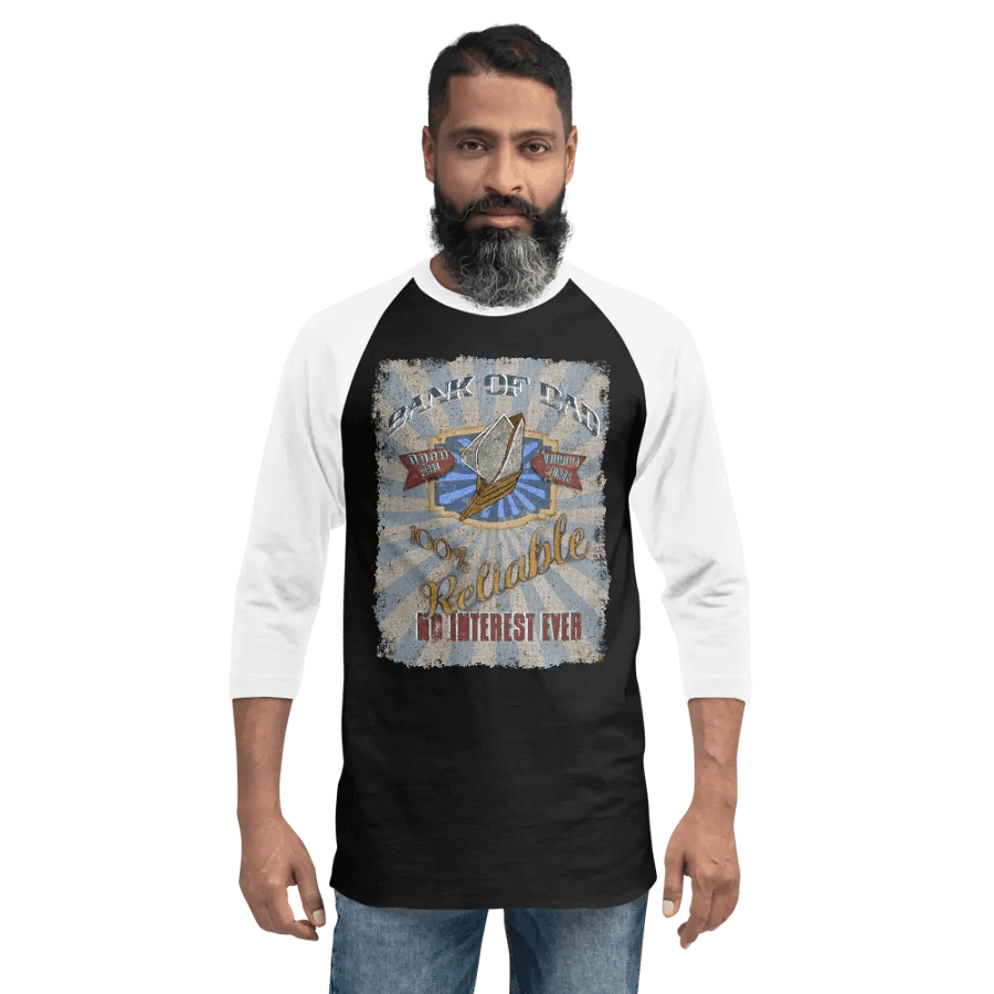 Bank of Dad Baseball Jersey product image (16)