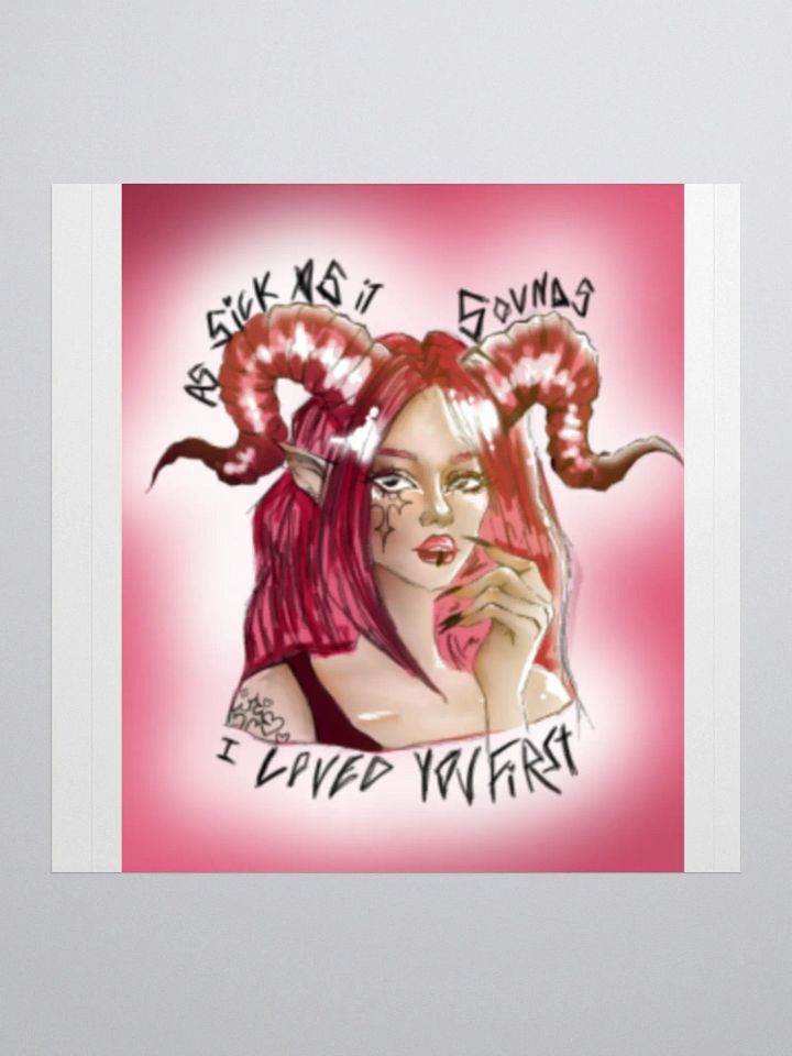 (echos art ) as sick as it sounds sticker product image (1)