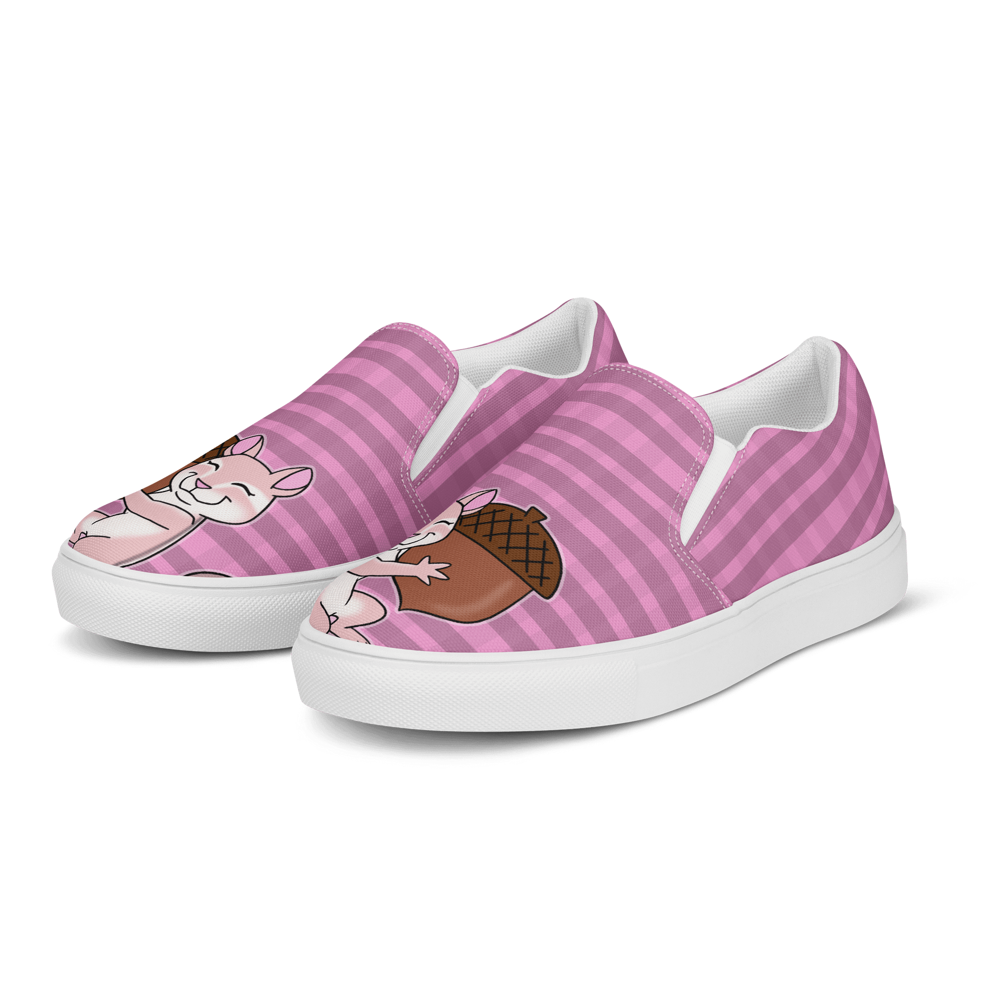 "Cheerful Chipmunk" - Slip-On Canvas Shoes product image (3)