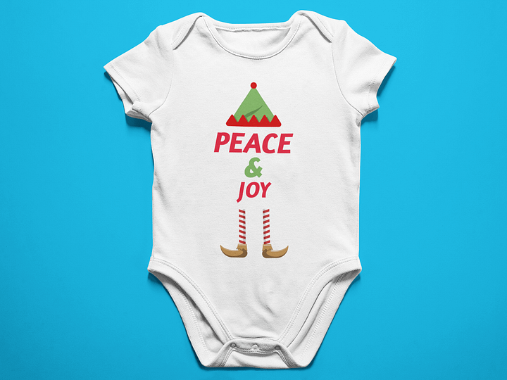 Peace & Joy - Baby Bodysuit Onesies for Boys and Girls product image (1)