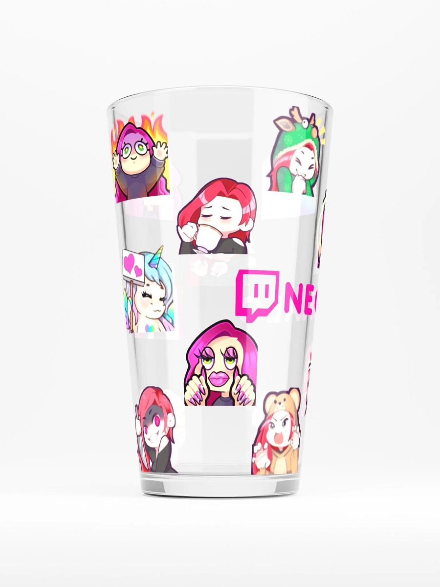 Neon Halo All Emotes Pint Glass product image (2)
