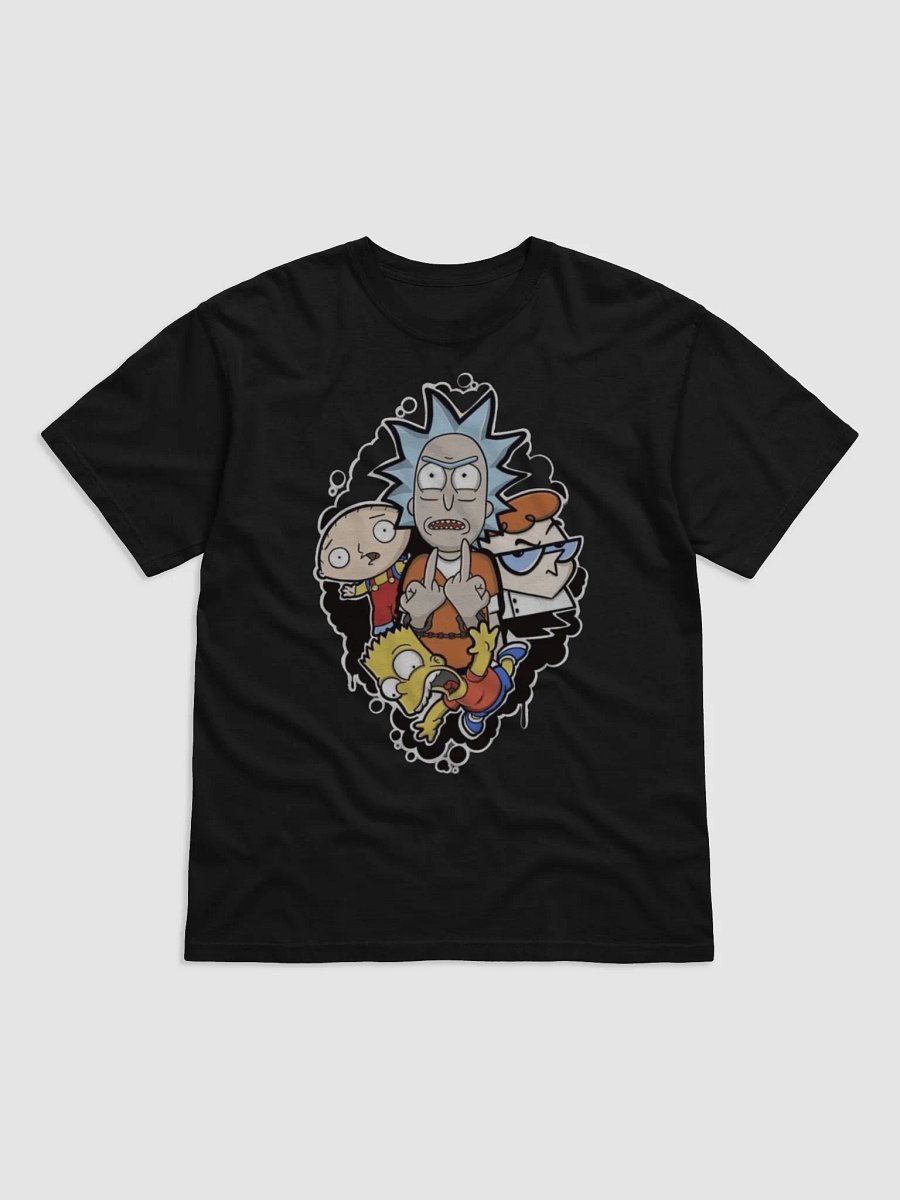 Rebellious Cartoon Characters Graphic T-Shirt product image (1)