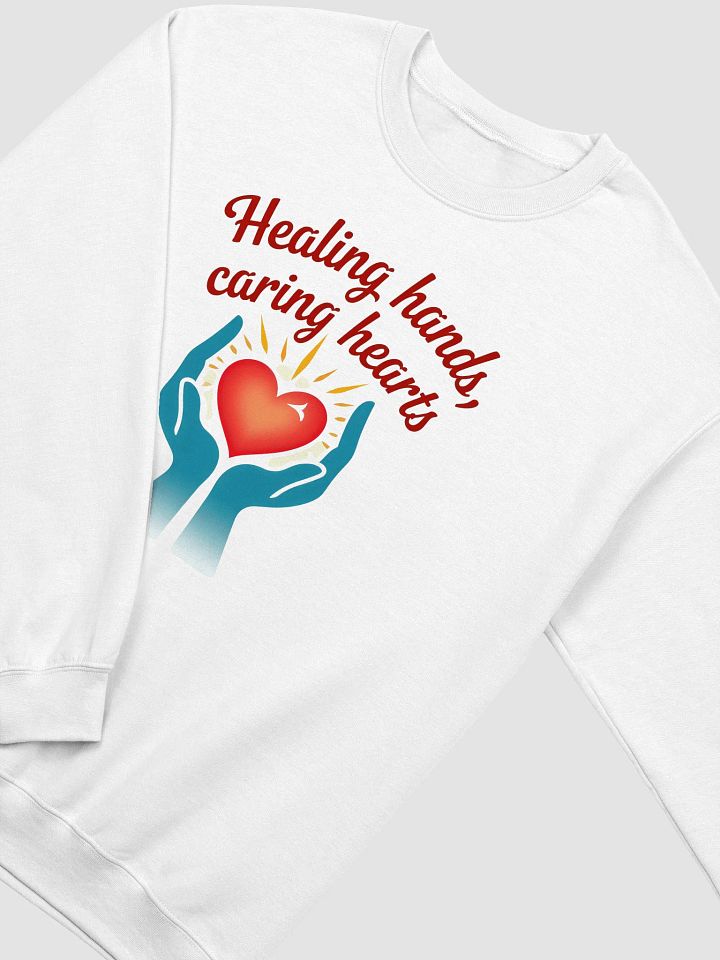 Healing Hands, Caring Hearts Crewneck Sweatshirt product image (10)