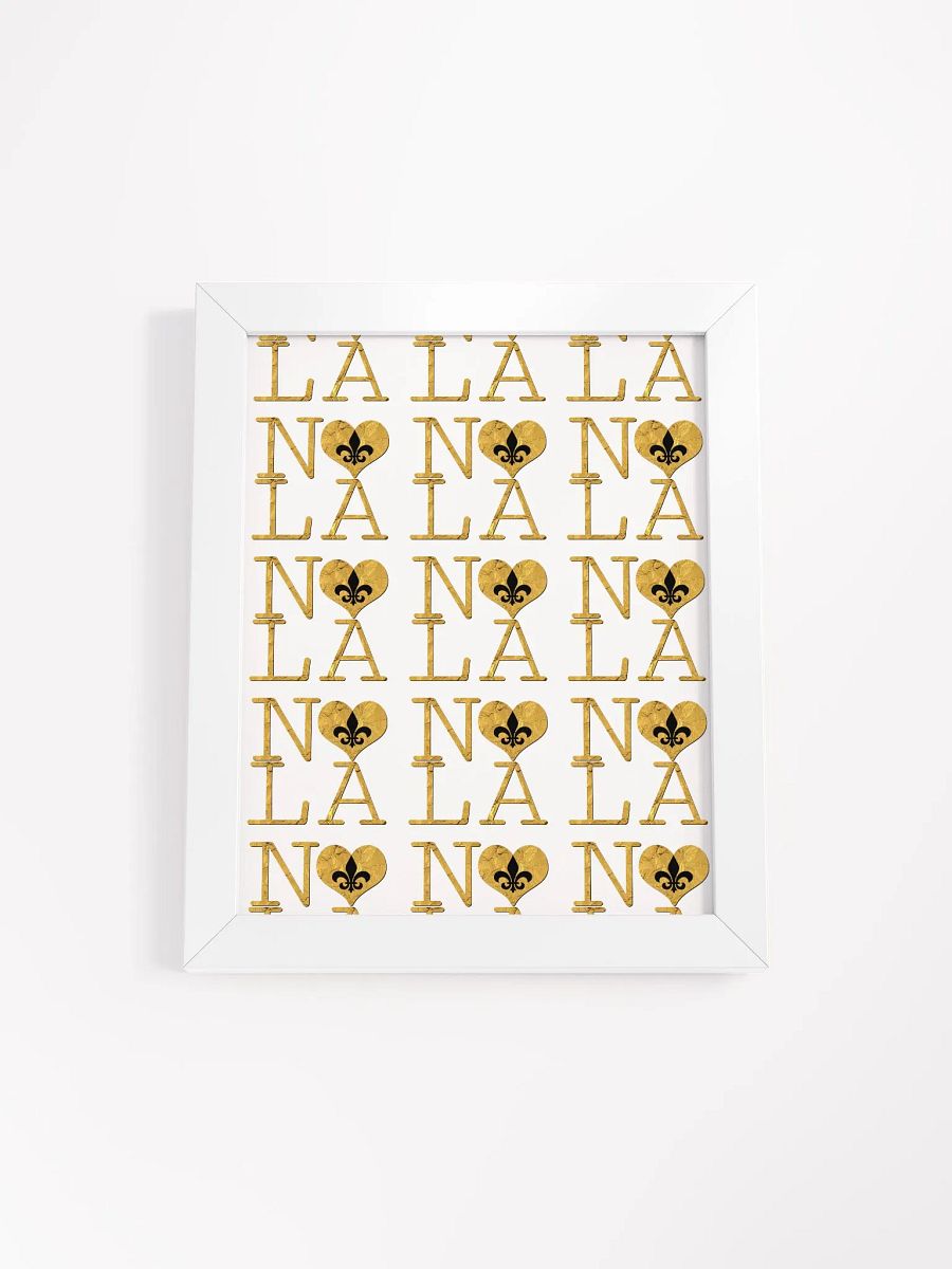 I LOVE NOLA **LEGACY POSTER** (GOLD WRAP FULL INFINITY WRAP) product image (1)