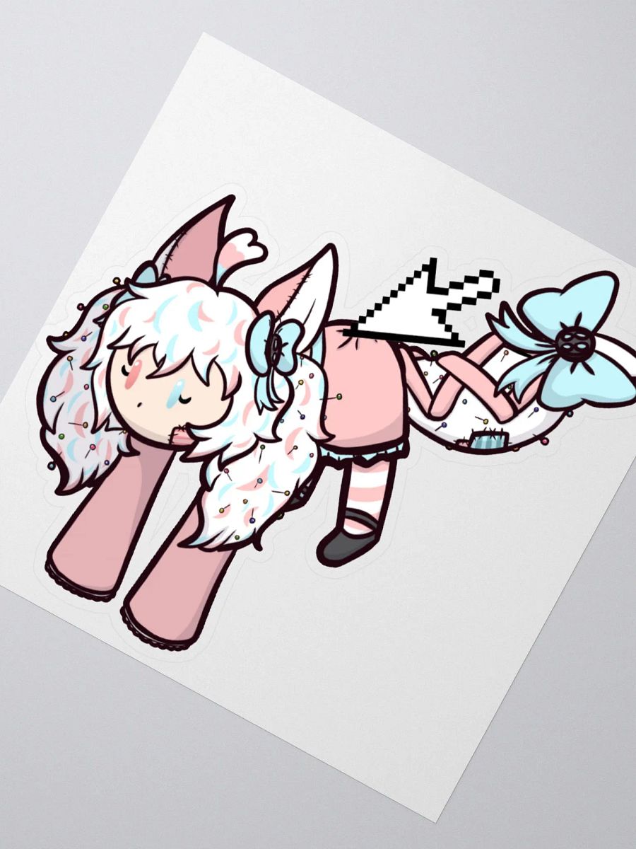 Sleepy Michaela Mouse Dragging Sticker product image (2)