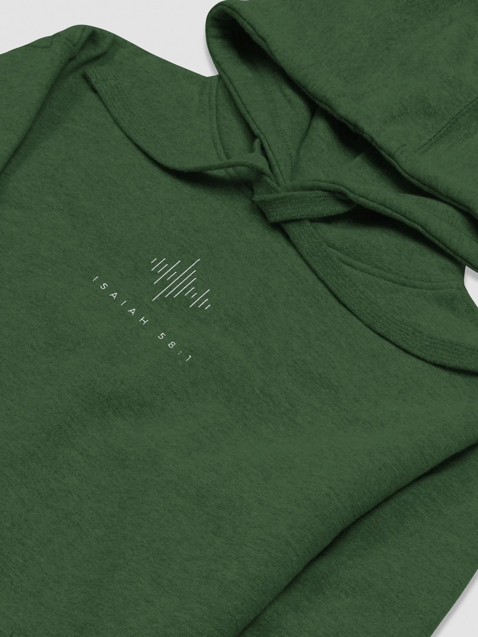 Isaiah 58:1 Unisex Embroidered Hoodie product image (3)