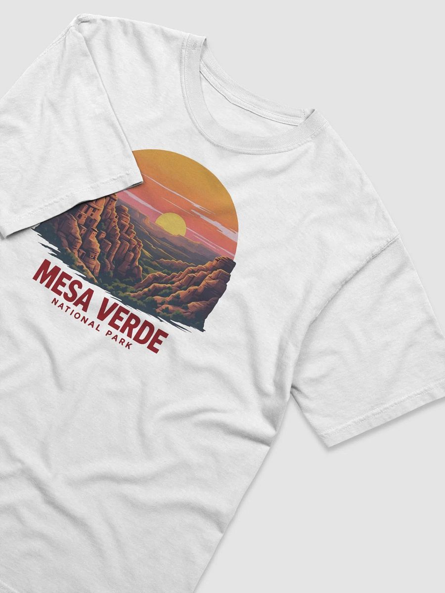 Mesa Verde National Park Flat Retro Sunset Art – Colorado product image (3)