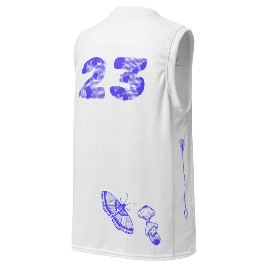 Purple Botanical Bliss All-Over Print Jersey product image (3)
