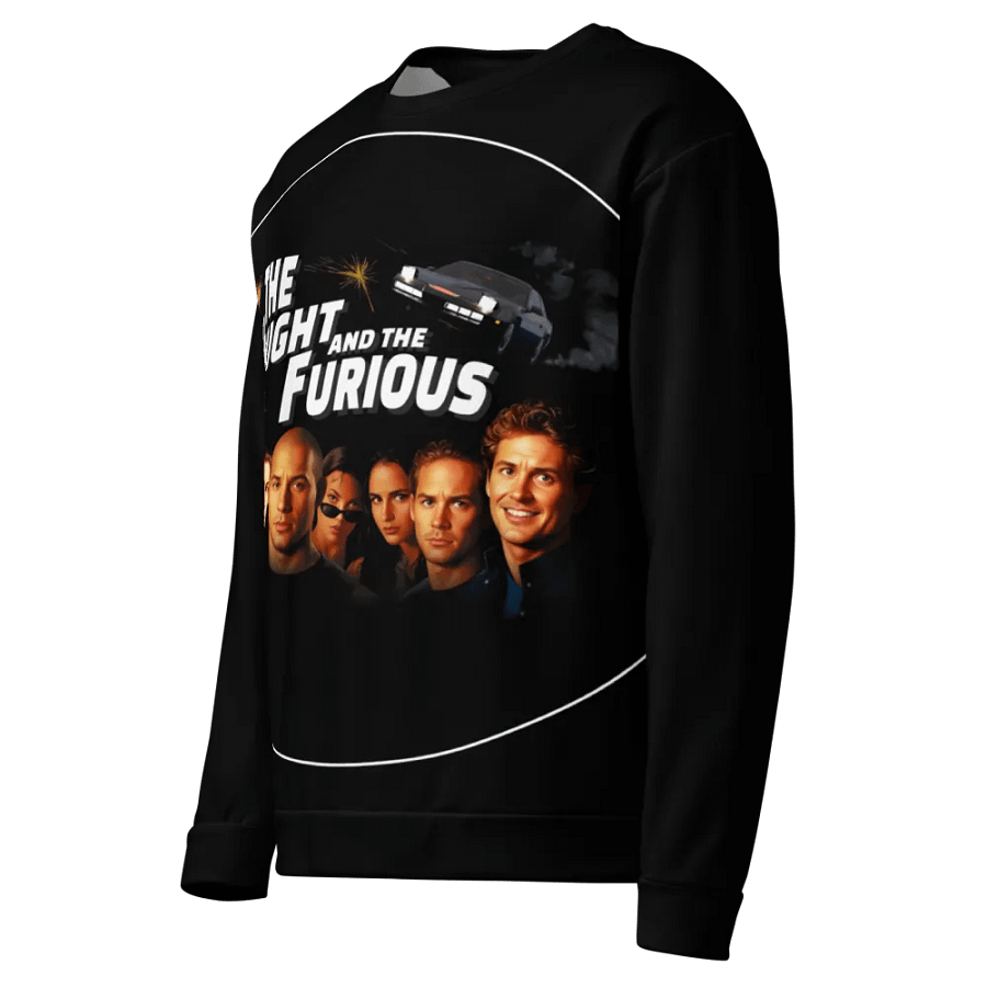 Knight and the Furious Sweatshirt! product image (5)