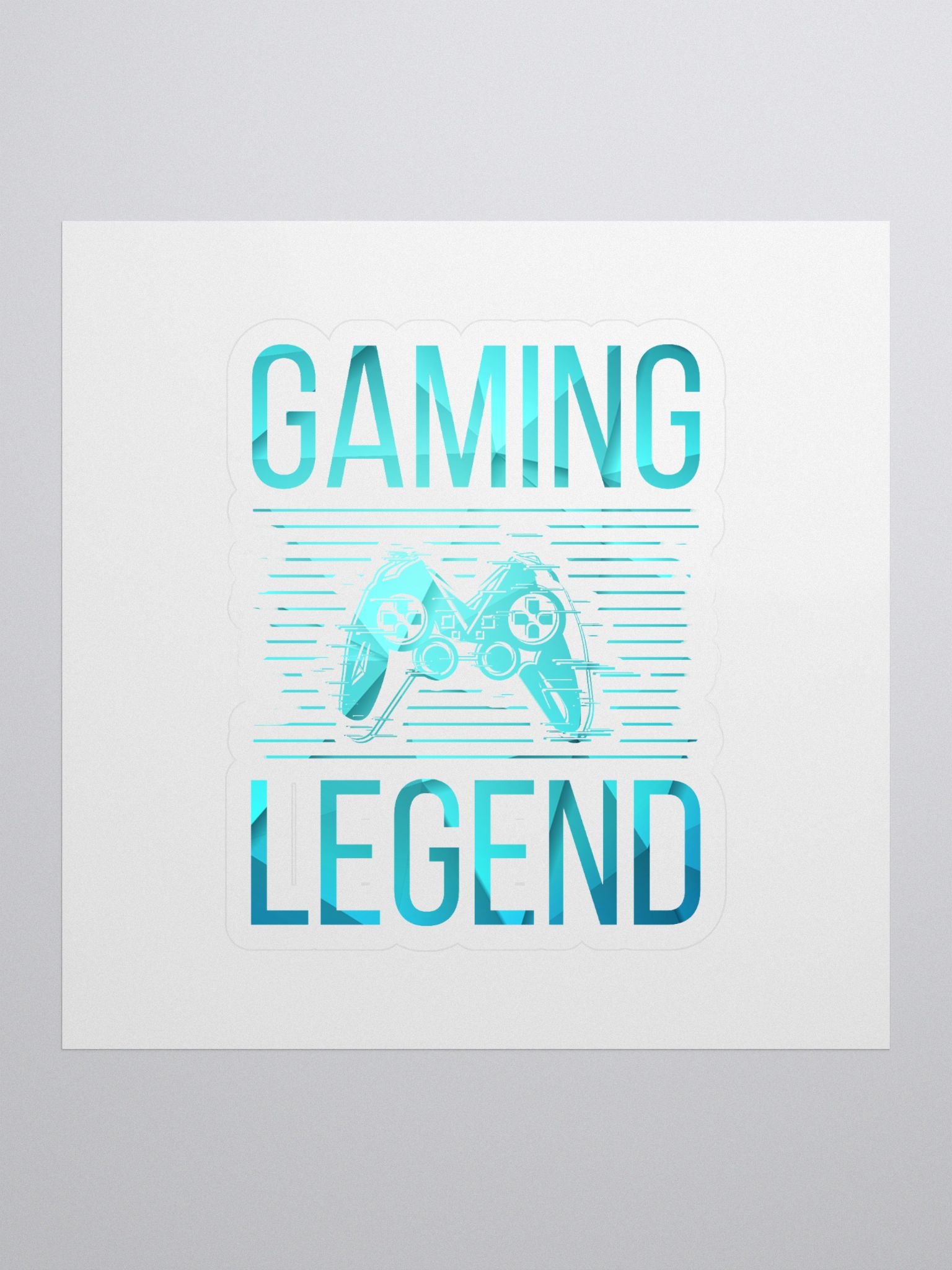 Gaming Legend Kiss Cut Stickers product image (1)