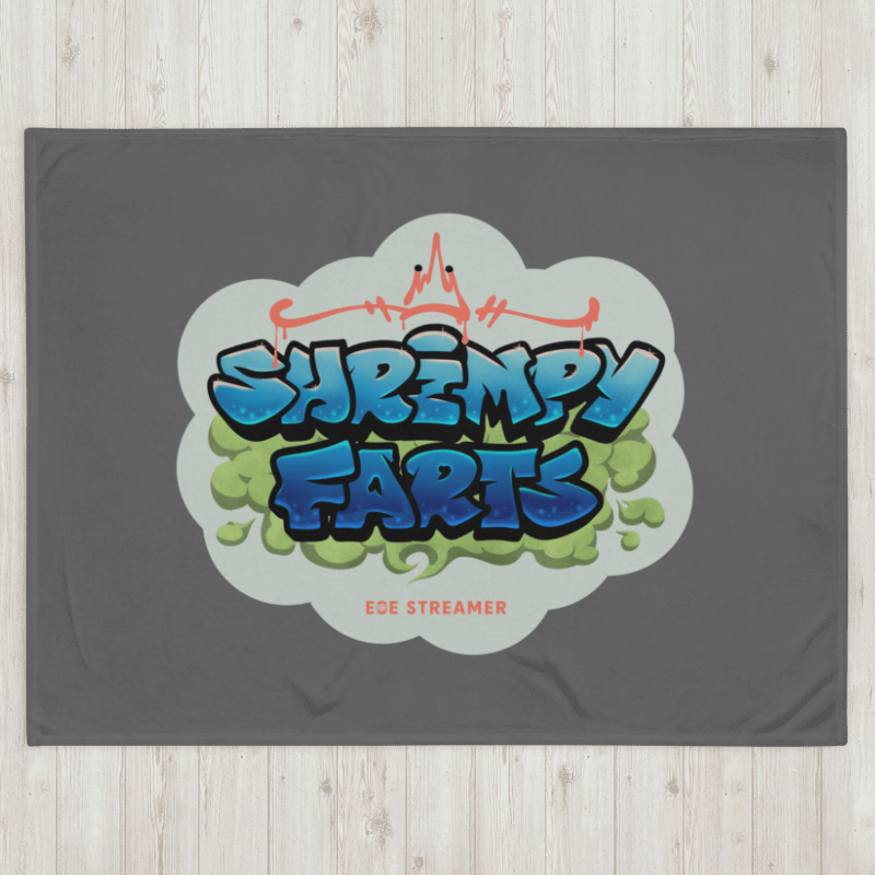 Shrimpy Farts Throw Blanket product image (4)