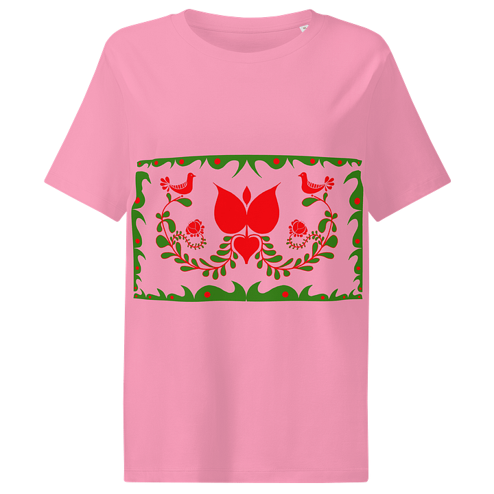 Folk Art Hungarian Harmony Organic Cotton Tee product image (1)
