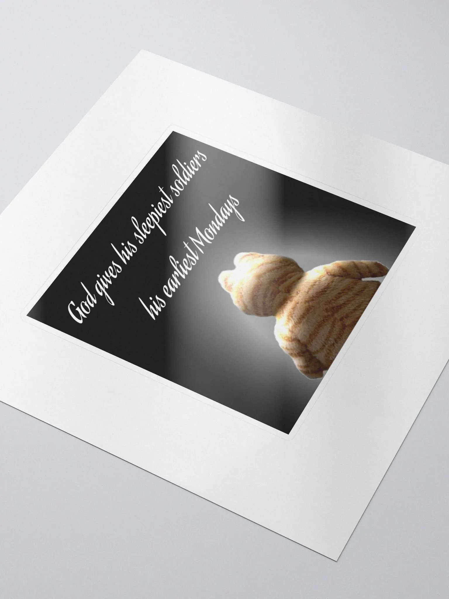 Sleepiest Soldier Sticker product image (3)