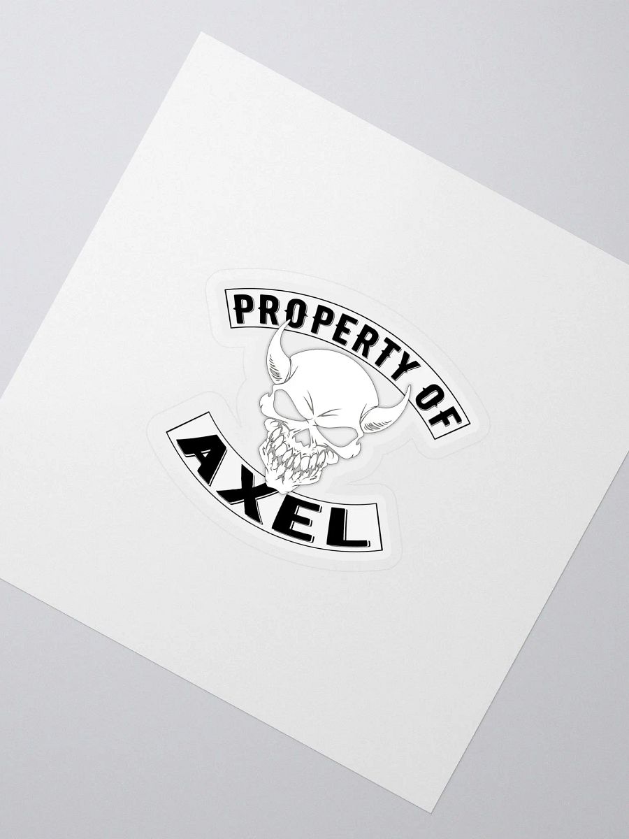 Property of Axel Sticker product image (2)