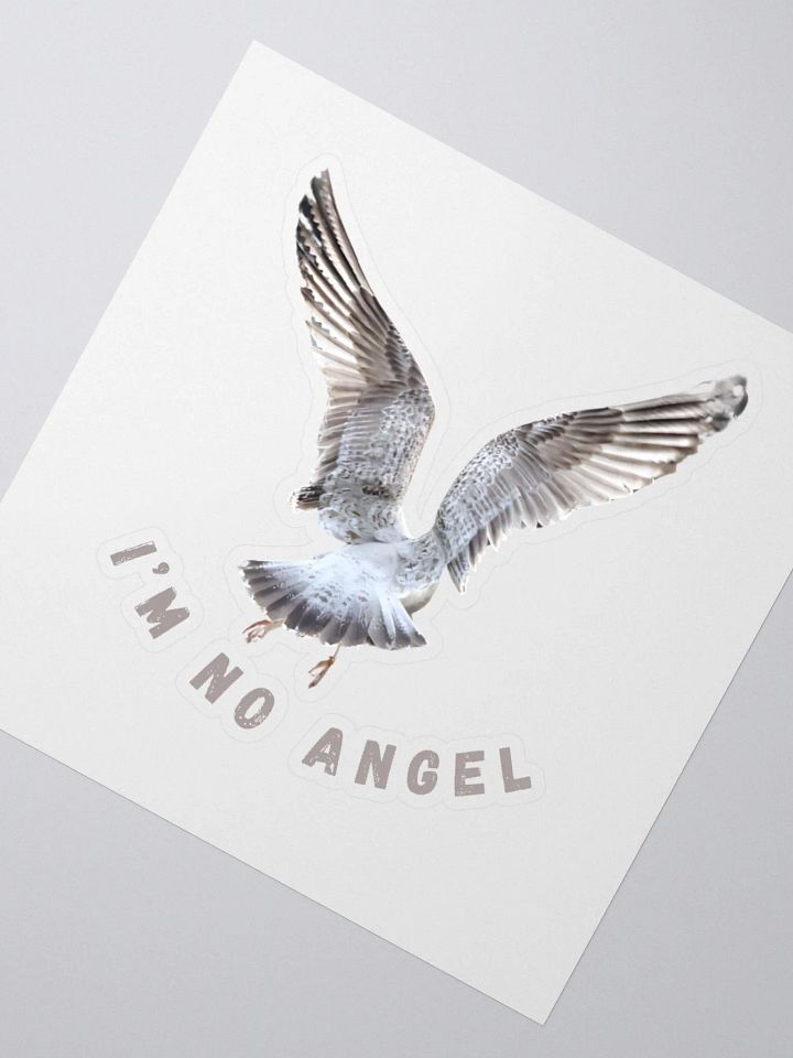 I'm No Angel Seagull Kiss Cut Stickers product image (4)