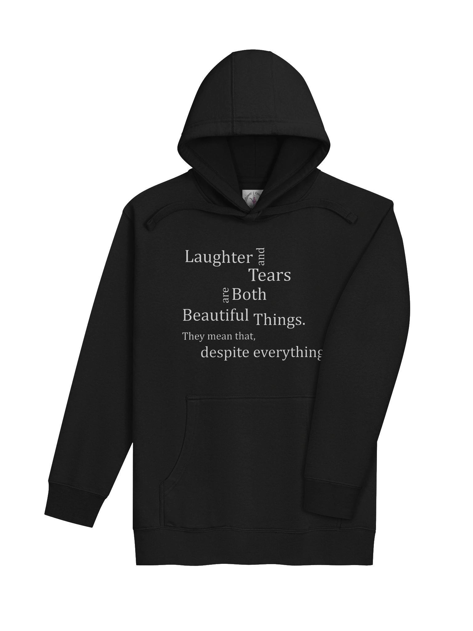 Life is Still Worth Living Hoodie - White Letters product image (4)