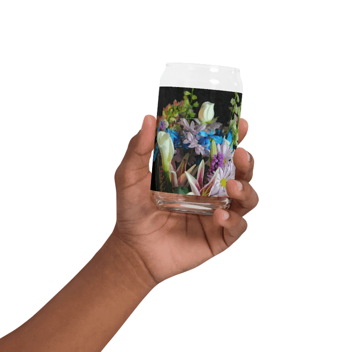 Flowers 292 Can Shaped Glass product image (2)