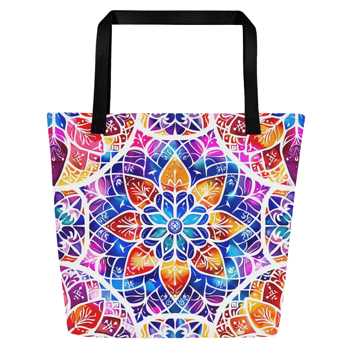 Mandala Mosaic Polyester Tote Bag product image (2)