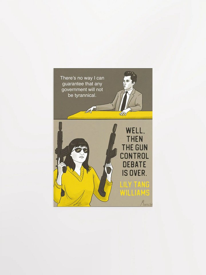 Gun Control Debate Is Over Poster product image (7)