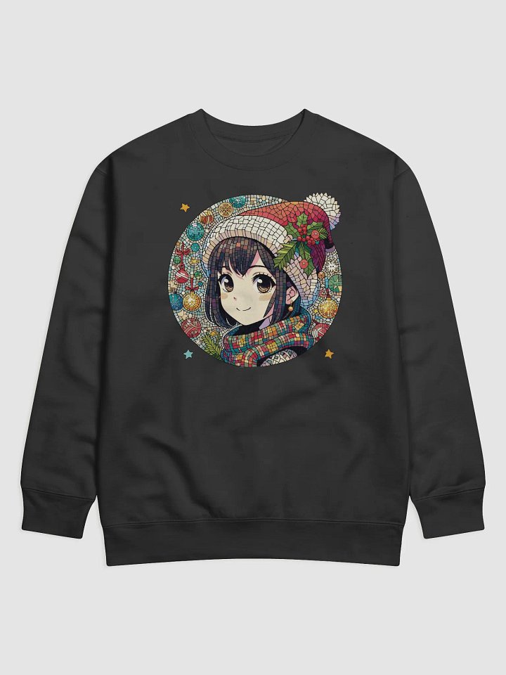 Festive Anime Mosaic Sweatshirt product image (1)